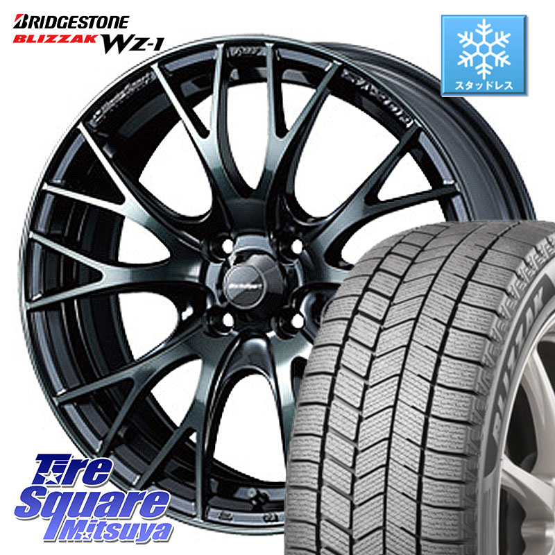 ブリヂストン BLIZZAK WZ-1 WZ1 2025年製 ブリザック スタッドレス ミツヤ 205/65R16 WEDS 72720 SA-20R SA20R ウェッズ スポーツ ホイール 16インチ 16 X 6.5J +38 4穴 100