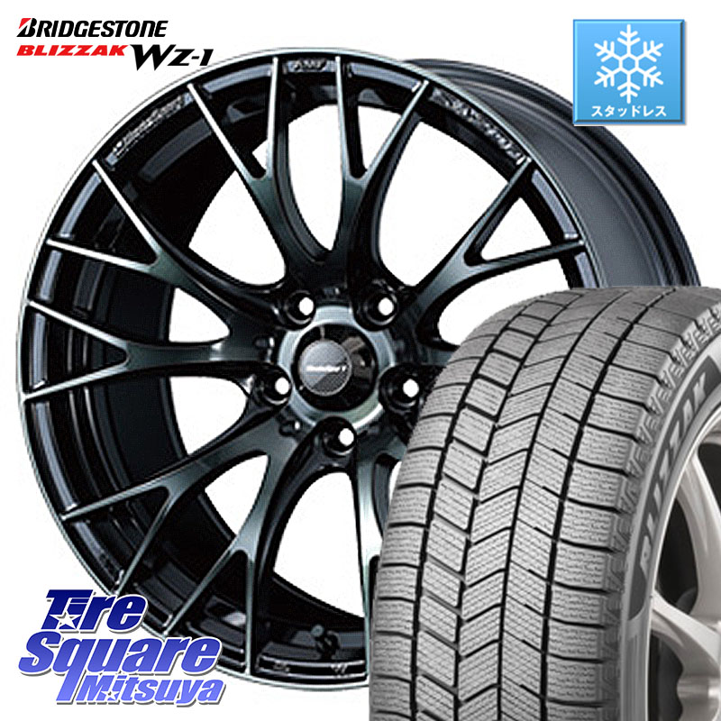 ブリヂストン BLIZZAK WZ-1 WZ1 2025年製 ブリザック スタッドレス ミツヤ 225/50R17WEDS WedsSport SA-20R SA20R ウェッズ スポーツ ホイール 17インチ 17X7.0J 48 5穴 114.3 WRX-S4(VBH) ウィンダム アコード キザシ WRX S4|タイヤスクエアミツヤ