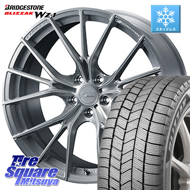 ブリヂストン BLIZZAK WZ-1 WZ1 2025年製 ブリザック スタッドレス ミツヤ 215/45R18WEDS F ZERO FZ-1 FZ1 鍛造 FORGED ホイール18インチ エフゼロ 18X7.5J 45 5穴 100 ウィッシュ WISH｜タイヤスクエアミツヤ