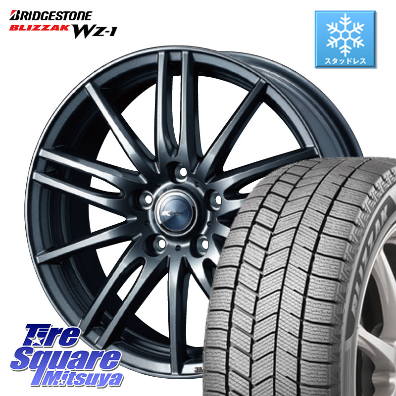 ブリヂストン BLIZZAK WZ-1 WZ1 2025年製 ブリザック ■ スタッドレス ミツヤ 185/65R15 WEDS ウェッズ ZAMIK ザミック TITO 15インチ 15 X 5.5J +42 5穴 114.3 GT系フリードクロスター