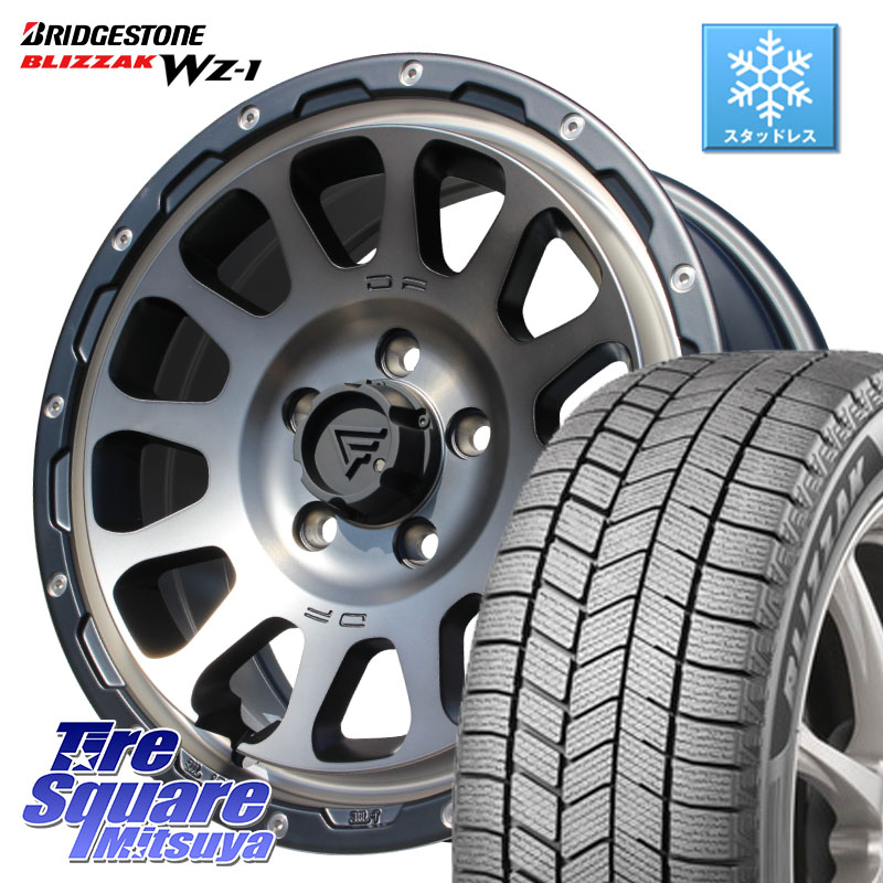 ブリヂストン BLIZZAK WZ-1 WZ1 2025年製 96Q XL ブリザック ■ スタッドレス ミツヤ 205/60R16 DELTA FORCE デルタフォース オーバル 16インチ 16 X 7.0J +35 5穴 114.3