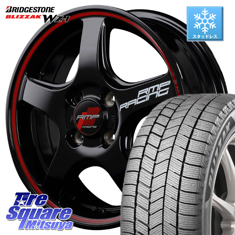 ブリヂストン BLIZZAK WZ-1 WZ1 2025年製 ブリザック スタッドレス ミツヤ 185/55R16 MANARAY MID RMP RACING R50 アルミホイール 16インチ レーシング 16 X 6.0J +43 4穴 100 アクア 160系カローラフィールダー ヤリス ロードスター スイフト4穴 130系ヴィッツ スペイ