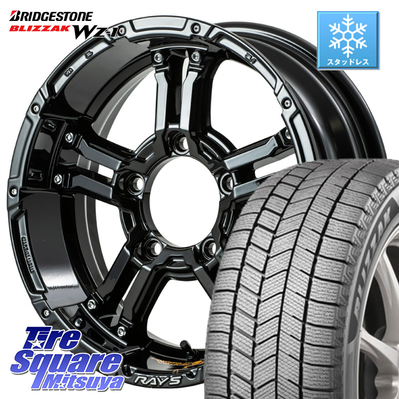 ブリヂストン BLIZZAK WZ-1 WZ1 2025年製 ブリザック スタッドレス ミツヤ 215/70R16 RAYS 【欠品次回4~5月】 TEAM DAYTONA デイトナ FDX-J collection ホイール 16インチ 16 X 5.5J(JB74) +0 5穴 139.7 ジムニ－シエラ・ノマド