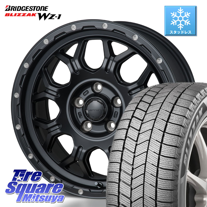 ブリヂストン BLIZZAK WZ-1 WZ1 2025年製 ブリザック スタッドレス ミツヤ 215/70R16MONZA HI-BLOCK JERRARD モンツァ ハイブロック ジェラード ホイール 16インチ 16X7.0J 35 5穴 114.3 デリカD:5 デリカD:5(26+) エクリプスクロス RVR クルーガー V・L ハリアー|タイヤスクエアミツヤ