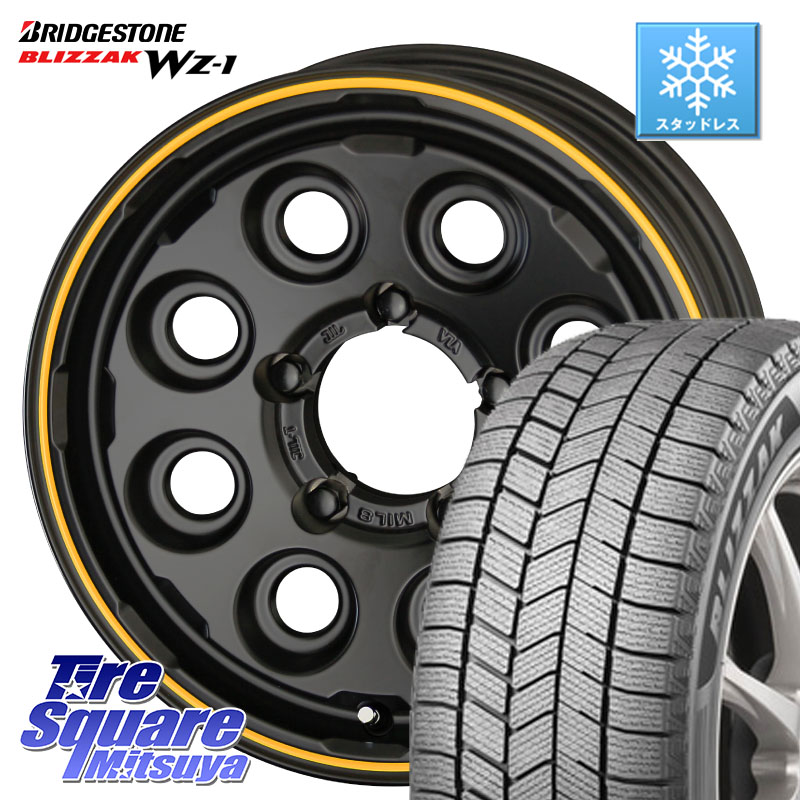 ブリヂストン BLIZZAK WZ-1 WZ1 2025年製 ブリザック スタッドレス ミツヤ 215/65R16 KYOHO PPX MIL:8 ホイール 4本 16インチ 16 X 5.5J +20 5穴 139.7 ジムニー専用(要オーバーフェンダー等) 100,920円