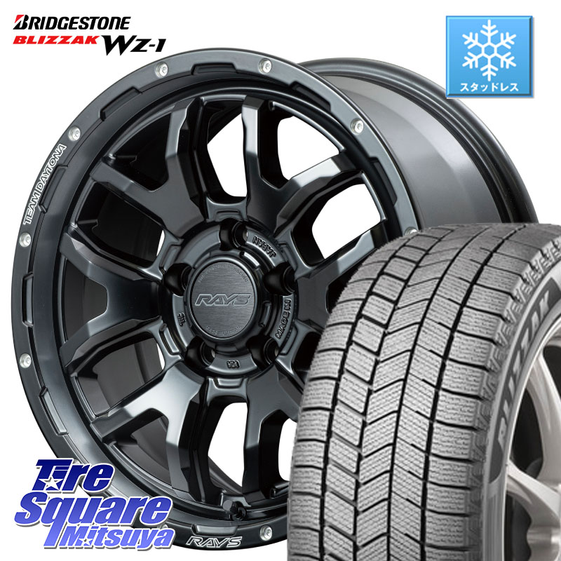 ブリヂストン BLIZZAK WZ-1 WZ1 2025年製 ブリザック スタッドレス ミツヤ 195/60R17RAYS 【欠品次回10~11月】 レイズ DAYTONA デイトナ F6 Boost N1 17インチ 17X7.0J 40 5穴 114.3 60系プリウス|タイヤスクエアミツヤ