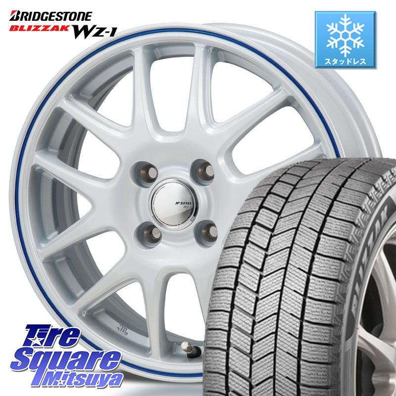 ブリヂストン BLIZZAK WZ-1 WZ1 2025年製 ブリザック ■ スタッドレス ミツヤ 185/60R15MONZA JP STYLE Jefa ジェファ 15インチ 15X5.5J 43 4穴 100 160系カローラフィールダー ヤリス GR/GS系フィット 130系ヴィッツ ヴィッツ カローラフィールダーハイブリッド アク|タイヤスクエアミツヤ