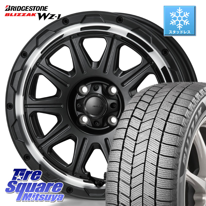 ブリヂストン BLIZZAK WZ-1 WZ1 2025年製 ブリザック スタッドレス ミツヤ 215/70R16 MONZA HI-BLOCK REGULES 16インチ 16 X 6.0J +40 4穴 100