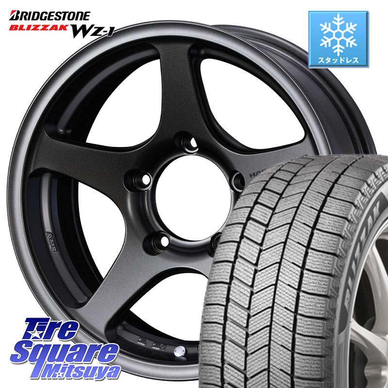 ブリヂストン BLIZZAK WZ-1 WZ1 2025年製 ブリザック スタッドレス ミツヤ 215/65R16WEDS ウエッズ ハセスペック HASE SPEC 2 16インチ 16X5.5J 22 5穴 139.7 ジムニー専用(要オーバーフェンダー等) AZオフロード カスタムサイズ｜タイヤスクエアミツヤ