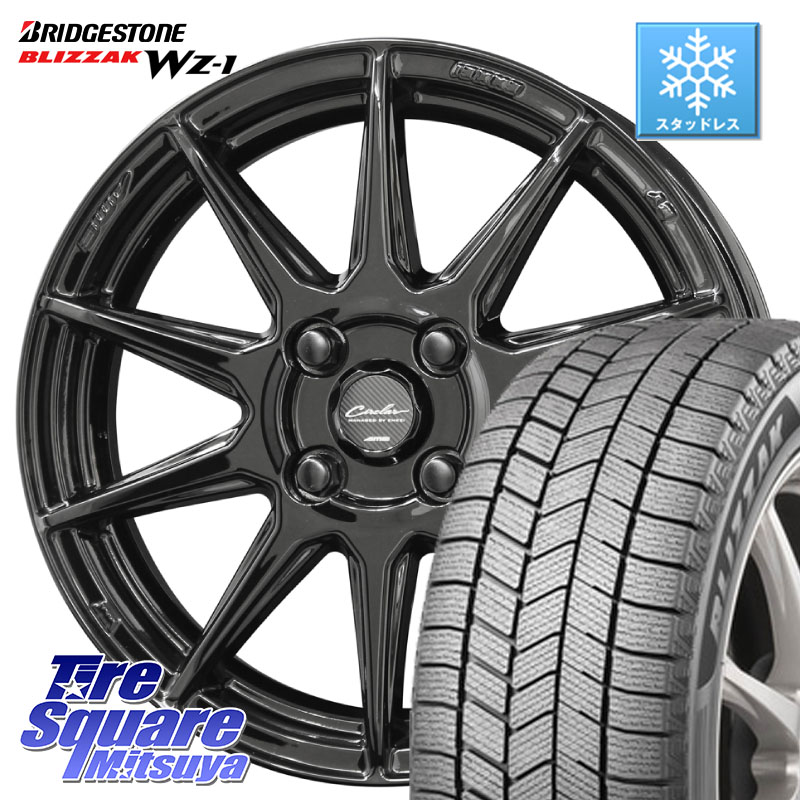 ブリヂストン BLIZZAK WZ-1 WZ1 2025年製 ブリザック スタッドレス ミツヤ 165/60R15 KYOHO 【欠品次回4月末】キョウホウ CIRCLAR サーキュラー C10R 15インチ 15 X 5.0J +45 4穴 100 キャスト[アクティバ] ピクシスジョイ[Cグレード] ハイゼット アゲトラCustom車用※