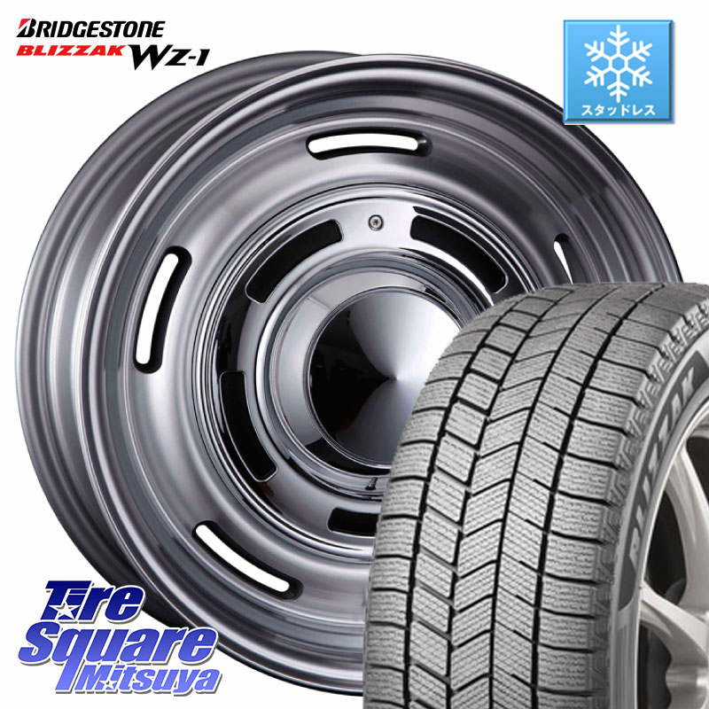 ブリヂストン BLIZZAK WZ-1 WZ1 2025年製 ブリザック スタッドレス ミツヤ 215/45R17CRIMSON ディーン クロスカントリー グレー 17インチ 17X7.0J 40 5穴 100 カローラスポーツ 50系プリウス｜タイヤスクエアミツヤ