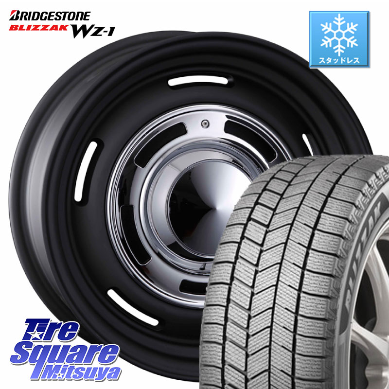 ブリヂストン BLIZZAK WZ-1 WZ1 2025年製 ブリザック スタッドレス ミツヤ 215/45R17CRIMSON ディーン クロスカントリー ブラック 17インチ 17X7.0J 38 5穴 114.3 リーフ LEAF 日産 ブレイド オーリス カローラルミオン|タイヤスクエアミツヤ