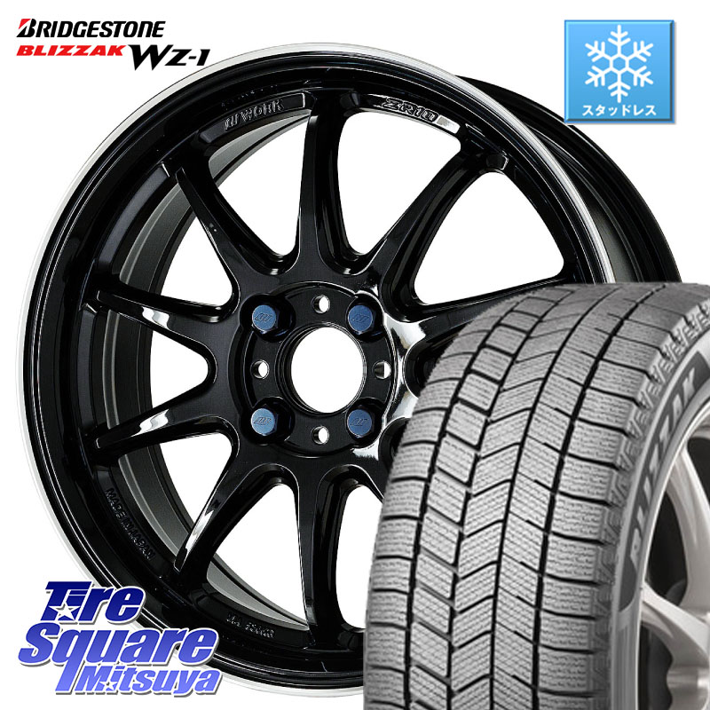 ブリヂストン BLIZZAK WZ-1 WZ1 2025年製 ブリザック スタッドレス ミツヤ 165/60R15 WORK ワーク EMOTION エモーション ZR10 15インチ 15 X 5.0J +45 4穴 100 キャスト[アクティバ] ピクシスジョイ[Cグレード] ハイゼット アゲトラCustom車用※軽自動車専用ホイール※