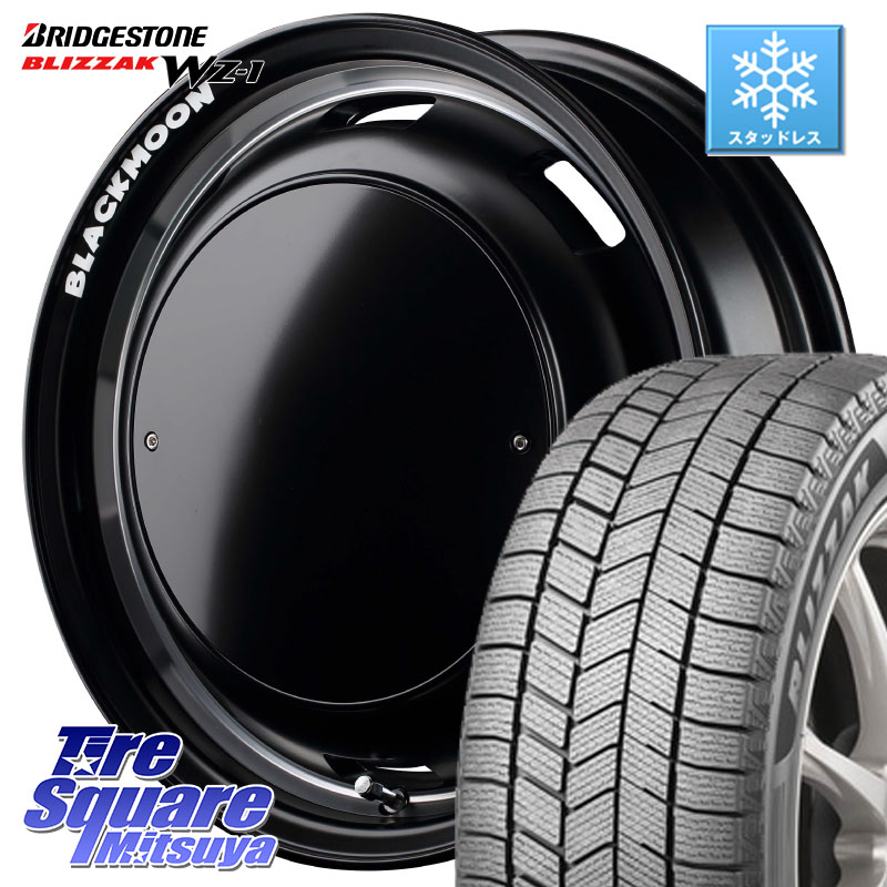 ブリヂストン BLIZZAK WZ-1 WZ1 2025年製 ブリザック スタッドレス ミツヤ 165/65R15 MANARAY MID Garcia CISCO BLACKMOON EDITION 15インチ 15 X 4.5J +45 4穴 100 ダイハツTAFT Mx27/37/47Sソリオ・デリカD2 MAx6S系ソリオ
