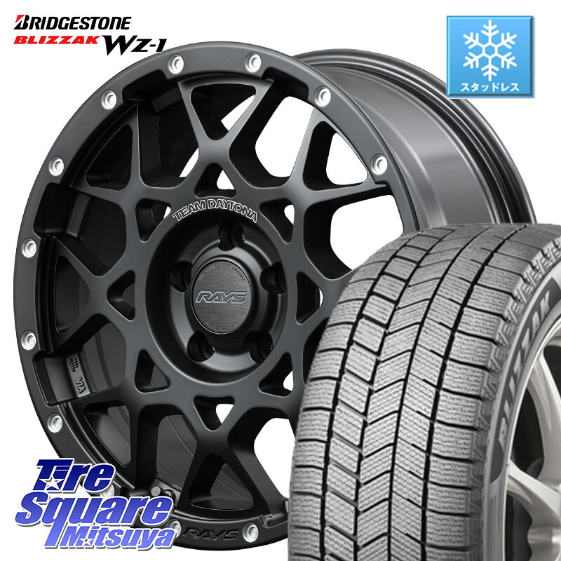 ブリヂストン BLIZZAK WZ-1 WZ1 2025年製 ブリザック スタッドレス ミツヤ 215/70R16 RAYS 【欠品次回6~7月】 レイズ M8 デイトナ DAYTONA 16インチ 16 X 7.0J +37 5穴 114.3 デリカD:5
