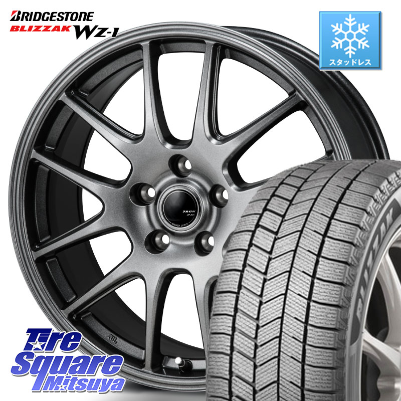 ブリヂストン BLIZZAK WZ-1 WZ1 2025年製 ブリザック スタッドレス ミツヤ 205/55R16Japan三陽 ZACK JP-205 ホイール 16X6.5J 48 5穴 114.3 GU系インプレッサ ステップワゴン アルテッツア SX4 Sクロス｜タイヤスクエアミツヤ
