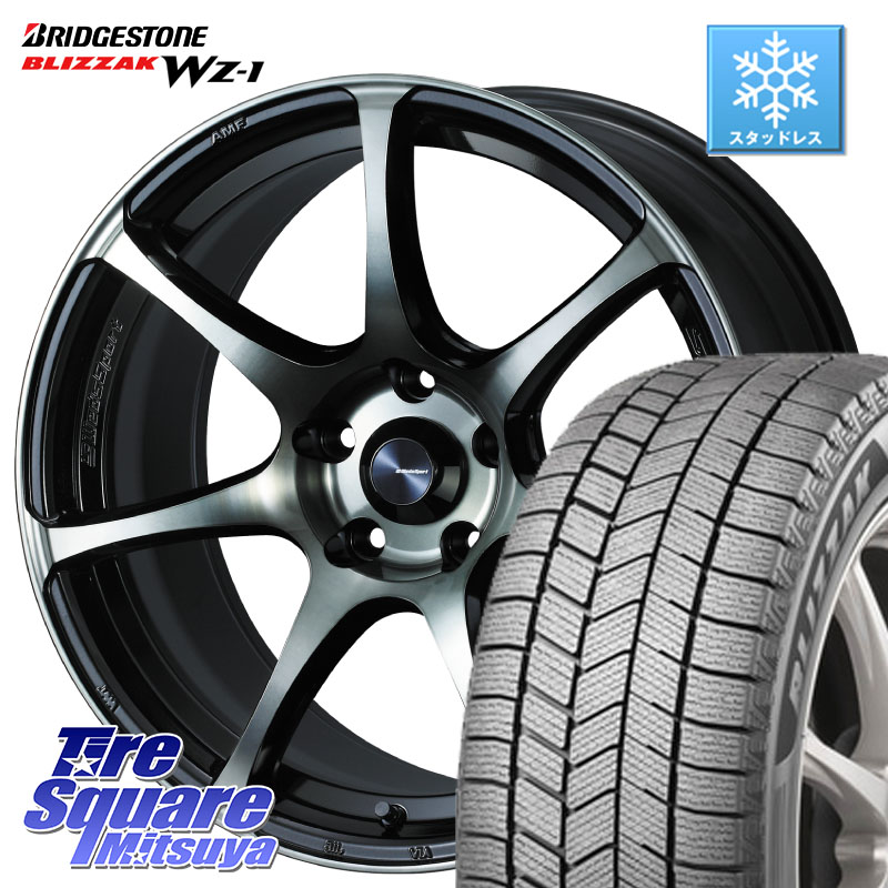 ブリヂストン BLIZZAK WZ-1 WZ1 2025年製 ブリザック スタッドレス ミツヤ 225/50R17WEDS WedsSport SA-75R SA75R ウェッズ スポーツ ホイール 17インチ 17X7.0J 40 5穴 114.3 WRX-S4(VBH) マークXジオ エアトレック RX-8 MAZDA|タイヤスクエアミツヤ