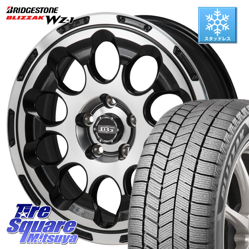 ブリヂストン BLIZZAK WZ-1 WZ1 2025年製 ブリザック スタッドレス ミツヤ 225/65R17 Japan三陽 ボトムガルシア CHRONO クロノ 17 X 7.0J +45 5穴 114.3 80系ハリアー T32エクストレイル CX-5 CX-8 BT5レガシィアウトバック