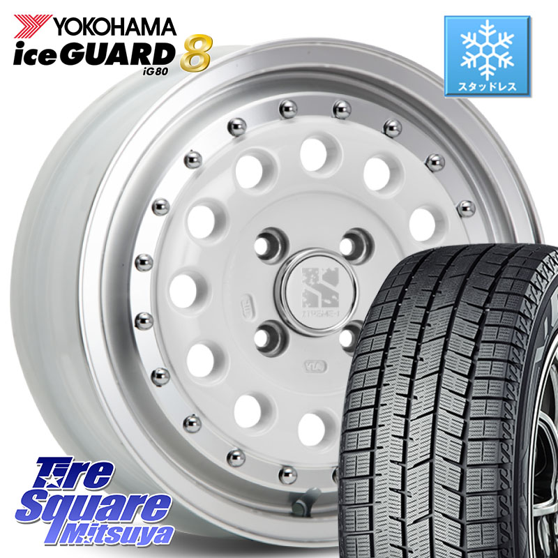 YOKOHAMA S0709 iceGUARD8 IG80 2025年製 アイスガード8 スタッドレス ミツヤ 165/65R14 MLJ XTREME-J エクストリーム RUGGED WH 14インチ 14 X 5.0J +35 4穴 100 M900系タンク・ルーミー 700系パッソ ダイハツ トールM900S・M910S スバル ジャスティM900F・M910F