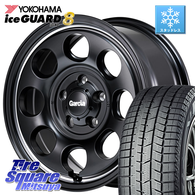 YOKOHAMA S0723 iceGUARD8 IG80 2025年製 アイスガード8 スタッドレス ミツヤ 205/65R16 MANARAY MID Garcia Palm8 ガルシア パーム8 ホイール 16インチ 16 X 7.0J +40 5穴 114.3 10系アルファード 70系カムリ