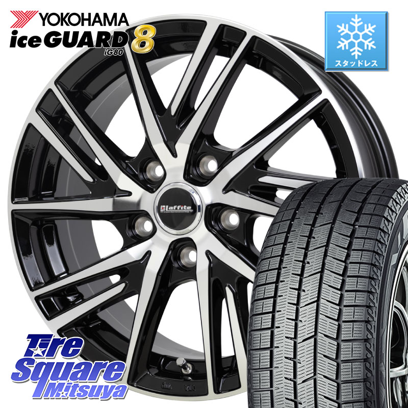 YOKOHAMA S0755 iceGUARD8 IG80 2025年製 アイスガード8 スタッドレス ミツヤ 225/50R17 HotStuff ラフィット LW06-2 LW-06-2 ホイール 17インチ 17 X 7.0J +48 5穴 114.3 WRX S4(VBH) 117,710円