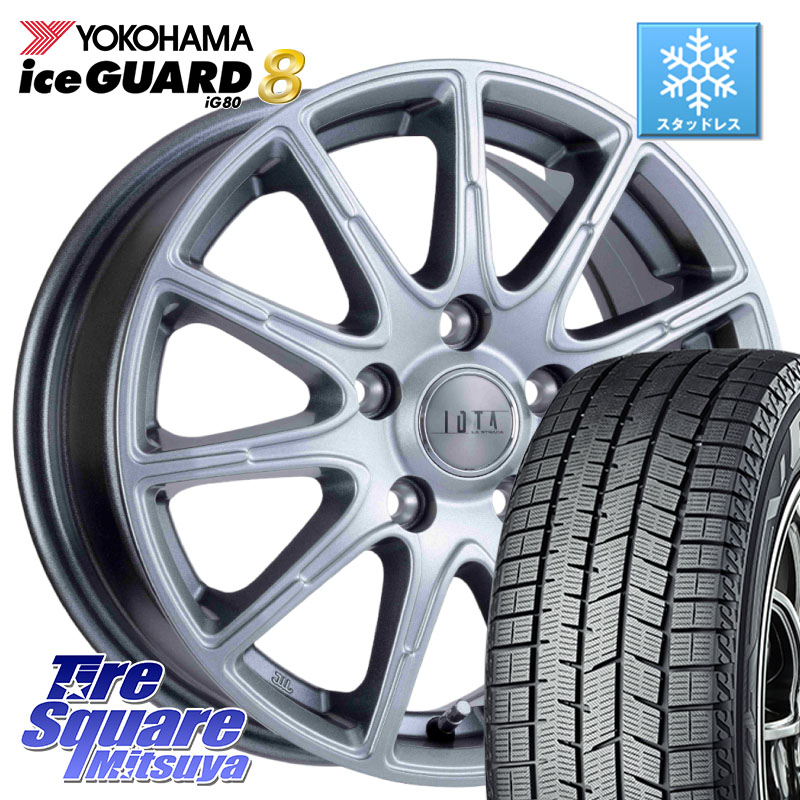 YOKOHAMA S0798 iceGUARD8 IG80 2025年製 アイスガード8 スタッドレス ミツヤ 205/65R15 阿部商会 TIRADO IOTA イオタ ホイール 15インチ 15 X 6.0J +53 5穴 114.3 80系ノア ヴォクシー