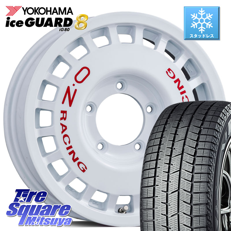 YOKOHAMA S0746 iceGUARD8 IG80 2025年製 アイスガード8 スタッドレス ミツヤ 215/65R16OZ Rally Racing 4x4 ラリーレーシング ジムニー用 ホイール 16インチ 16X5.5J 20 5穴 139.7 ジムニー専用(要オーバーフェンダー等) AZオフロード カスタムサイズ|タイヤスクエアミツヤ