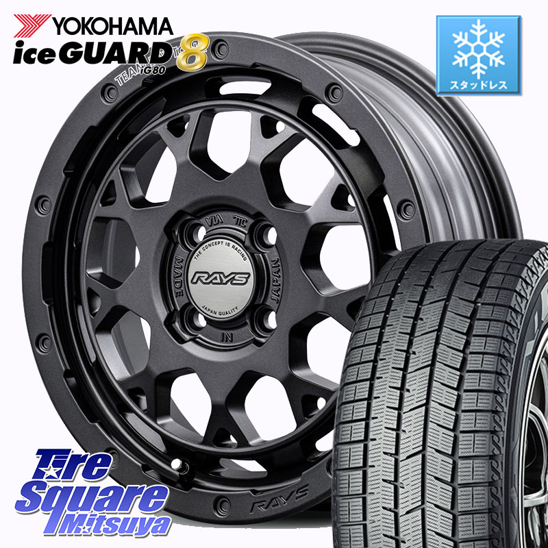 YOKOHAMA S0729 iceGUARD8 IG80 2025年製 アイスガード8 スタッドレス ミツヤ 165/65R15 RAYS 【欠品次回6~7月】 TEAM DAYTONA M9+ Spec M ホイール 15インチ 15 X 5.0J +47 4穴 100