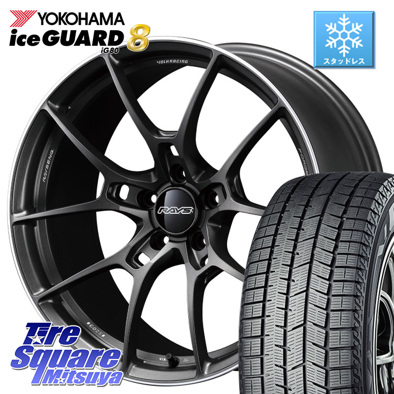 YOKOHAMA S0769 iceGUARD8 IG80 2025年製 アイスガード8 スタッドレス ミツヤ 245/40R19RAYS 【欠品次回3~4月】 G025 VOLK RACING 鍛造 ホイール 19インチ 19X8.5J 38 5穴 114.3 30系アルファード/ヴェルファイア 20系アルファード アルファードハイブリッド ヴェルフ|タイヤスクエアミツヤ
