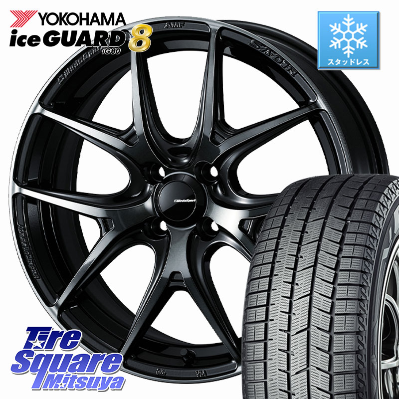 YOKOHAMA S0746 iceGUARD8 IG80 2025年製 アイスガード8 スタッドレス ミツヤ 215/65R16 WEDS WedsSport SA-01R ホイール 16インチ ウェッズ スポーツ 16 X 6.5J +42 4穴 100 109,755円