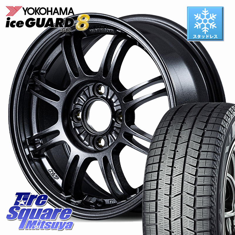 YOKOHAMA S0740 iceGUARD8 IG80 2025年製 アイスガード8 スタッドレス ミツヤ 185/70R14 RAYS 【欠品次回5~6月】 A･LAP 軽自動車専用 ホイール 14インチ 14 X 6.0J +40 4穴 100