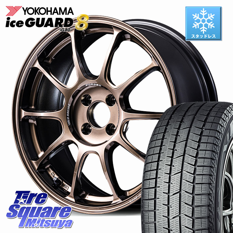 YOKOHAMA S0746 iceGUARD8 IG80 2025年製 アイスガード8 スタッドレス ミツヤ 215/65R16RAYS ZE40 VOLK RACING 鍛造 ホイール 16インチ 16X6.0J 42 4穴 100 ロッキー ガソリン車 4穴 ライズ ガソリン車 4穴|タイヤスクエアミツヤ