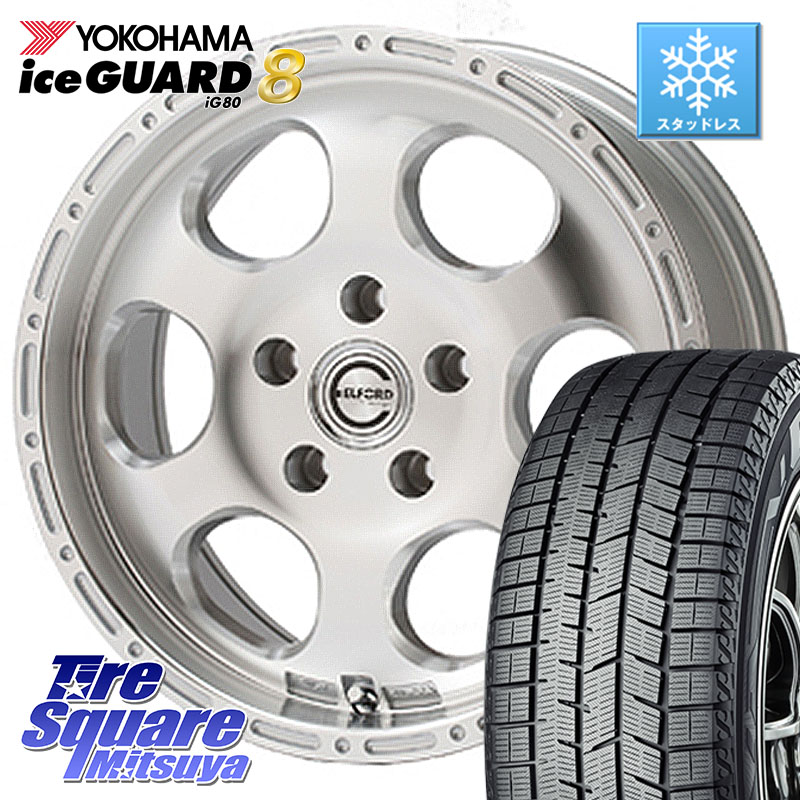 YOKOHAMA S0743 iceGUARD8 IG80 2025年製 アイスガード8 スタッドレス ミツヤ 195/50R16MEIWA Blood Stock One Piece ホイール 16インチ 16X7.0J 45 5穴 100 シエンタ|タイヤスクエアミツヤ