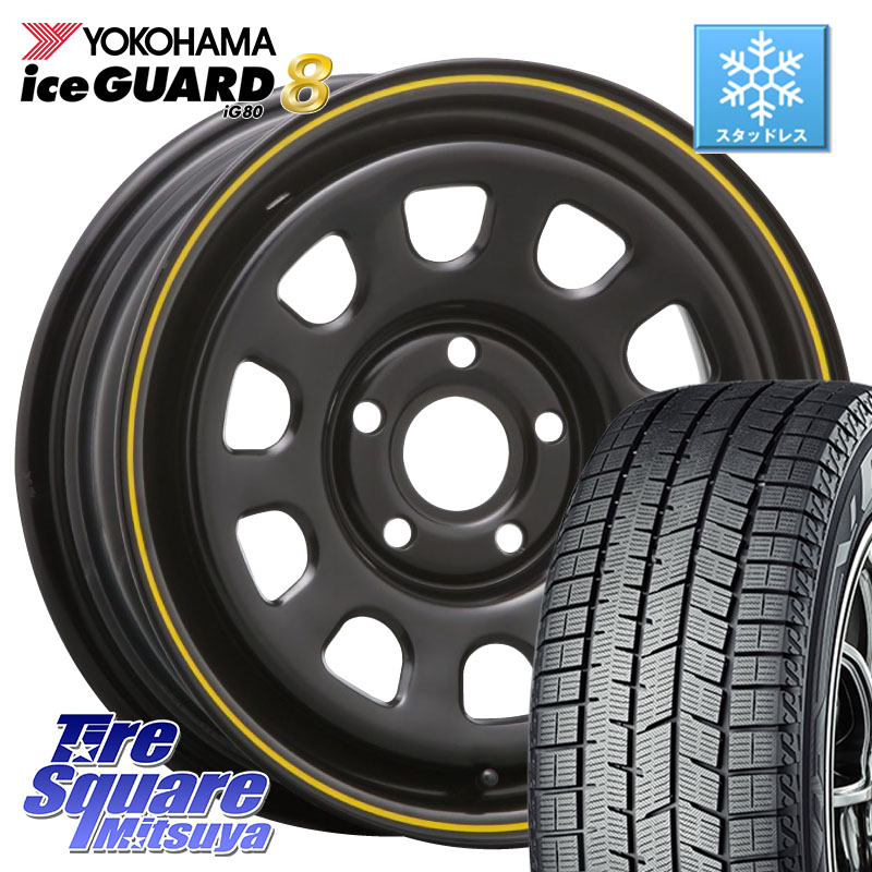 YOKOHAMA S0701 iceGUARD8 IG80 2025年製 アイスガード8 スタッドレス ミツヤ 195/65R15 MLJ デイトナ SS DAYTONA YE ホイール 15インチ カングー 15 X 6.0J(RENAUT KANGOO KW) +30 5穴 108 ルノー カングー2 KW系 ルノー カングービボップ KW系