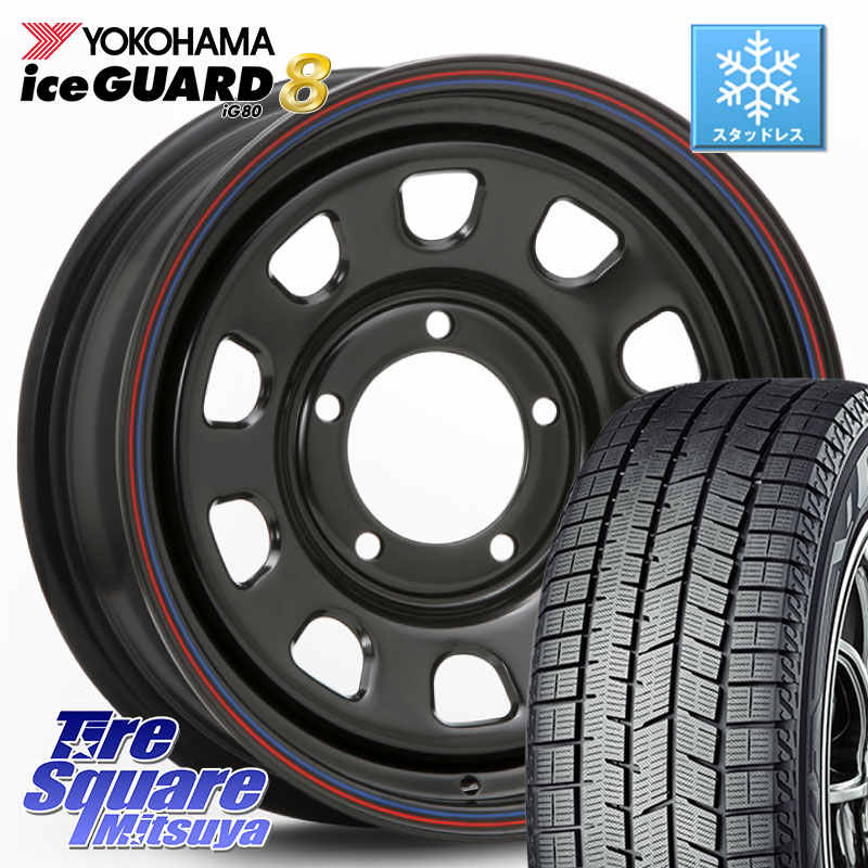 YOKOHAMA S0746 iceGUARD8 IG80 2025年製 アイスガード8 スタッドレス ミツヤ 215/65R16 MLJ デイトナ SS DAYTONA ホイール 16インチ 16 X 6.0J +0 5穴 139.7 ジムニー専用(要オーバーフェンダー等) ジムニ－シエラ・ノマド(カスタム)