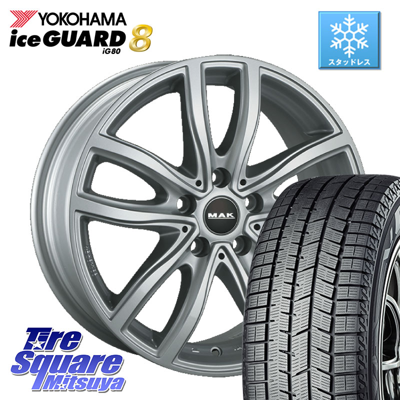 YOKOHAMA S0774 iceGUARD8 IG80 2025年製 アイスガード8 スタッドレス ミツヤ 255/35R19阿部商会 MAK FAHR ホイール 19インチ 19X8.0J(BMW G29) 30 5穴 112 BMW Z4 G29|タイヤスクエアミツヤ