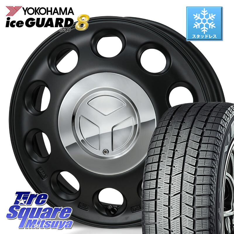 YOKOHAMA S0739 iceGUARD8 IG80 2025年製 アイスガード8 スタッドレス ミツヤ 165/60R14 MONZA PIEDINO ピエディーノ 14インチ 14 X 4.5J +45 4穴 100
