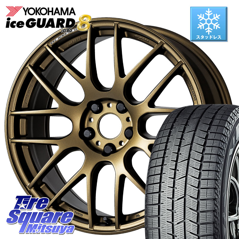 YOKOHAMA S0769 iceGUARD8 IG80 2025年製 アイスガード8 スタッドレス ミツヤ 245/40R19WORK ワーク EMOTION エモーション M8R 19インチ 19X8.5J 45 5穴 114.3 カローラクロス スカイラインセダン 日産 フーガ FUGA 日産｜タイヤスクエアミツヤ