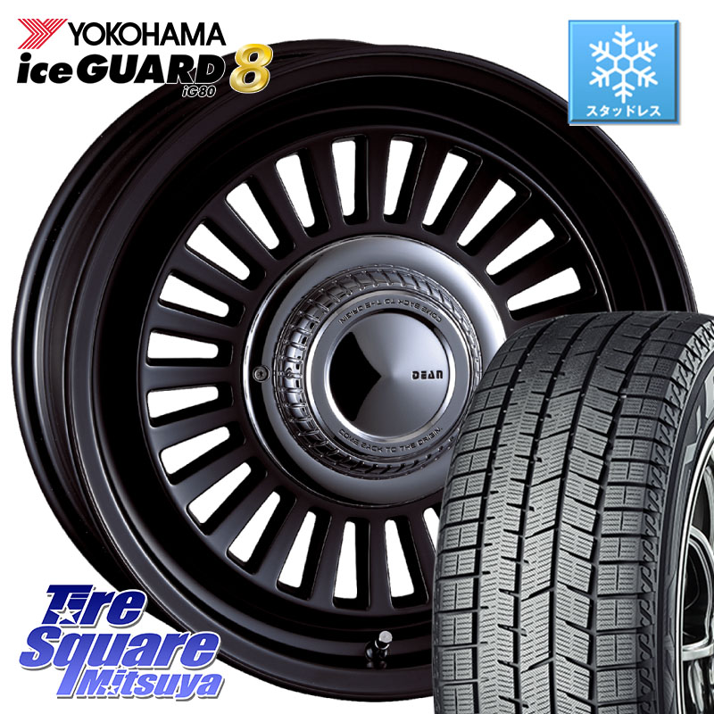 YOKOHAMA S0732 iceGUARD8 IG80 2025年製 アイスガード8 スタッドレス ミツヤ 215/60R16CRIMSON DEAN California カリフォルニア 16X7.0J 25 6穴 139.7|タイヤスクエアミツヤ