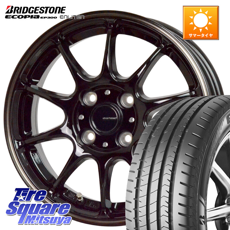 ブリヂストン ECOPIA EP300 ENLITEN 2025年製～ 在庫● エコピア サマータイヤ 195/65R15HotStuff G・SPEED P-07 ジー・スピード ホイール 15インチ 15X5.5J 50 4穴 100 E13ノートクロスオーバー｜タイヤスクエアミツヤ 52,098円