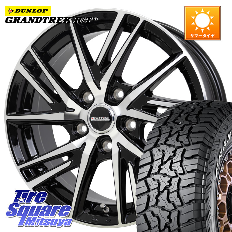 DUNLOP ダンロップ グラントレック RT01 ホワイトレター サマータイヤ R/T01 215/70R16HotStuff ラフィット LW06-2 LW-06-2 ホイール 16インチ 16X6.5J 48 5穴 100 GT系スバルXV レガシー レガシィ アウトバック｜タイヤスクエアミツヤ 70,263円