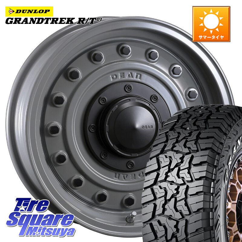 DUNLOP ダンロップ グラントレック RT01 ホワイトレター サマータイヤ R/T01 215/65R16 109*107CRIMSON ディーン コロラド 16インチ 16X5.5J 20 5穴 139.7 ジムニー専用(要オーバーフェンダー等) AZオフロード カスタムサイズ|タイヤスクエアミツヤ
