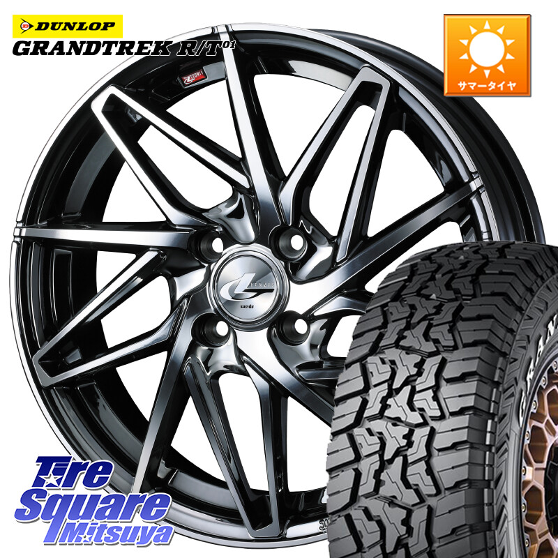 DUNLOP ダンロップ グラントレック RT01 ホワイトレター サマータイヤ R/T01 215/70R16WEDS 40575 レオニス LEONIS IT 16インチ 16X6.0J 42 4穴 100 ロッキー ガソリン車 4穴 ライズ ガソリン車 4穴｜タイヤスクエアミツヤ