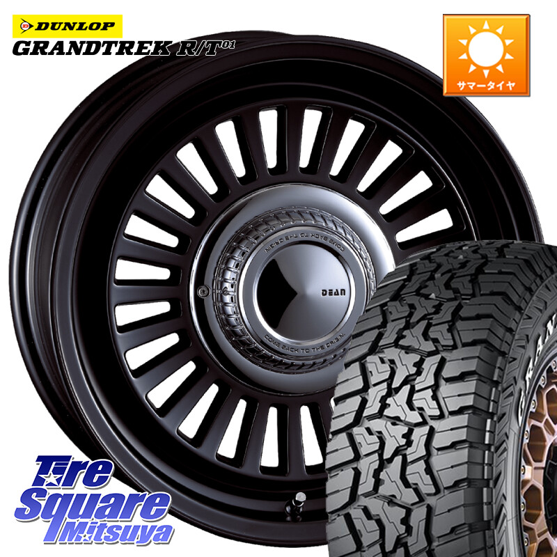 DUNLOP ダンロップ グラントレック RT01 ホワイトレター サマータイヤ R/T01 265/70R17CRIMSON DEAN California カリフォルニア 17X7.5J 20 6穴 139.7 ランドクルーザーFJ トライトン 4Runner Tacoma ランドクルーザー プラド カスタムサイズ FJクルーザー|タイヤスクエアミツヤ