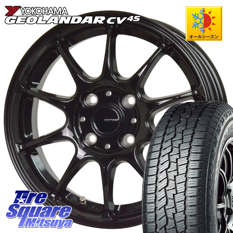 YOKOHAMA R9811 GEOLANDAR CV 4S オールシーズンタイヤ ヨコハマ 215/65R16HotStuff G.SPEED G-07 ホイール 16インチ ジースピード 16X6.0J 43 4穴 100 ロッキー ガソリン車 4穴 ライズ ガソリン車 4穴｜タイヤスクエアミツヤ 75,422円