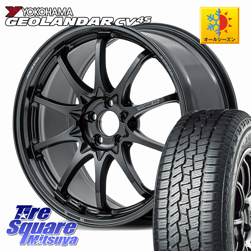 YOKOHAMA R8751 GEOLANDAR CV 4S オールシーズンタイヤ ヨコハマ 225/55R17RAYS 【欠品次回3~4月】 CE28N-plus VOLK RACING 鍛造 ホイール 17インチ 17X7.5J 48 5穴 114.3 MAZDA6|タイヤスクエアミツヤ