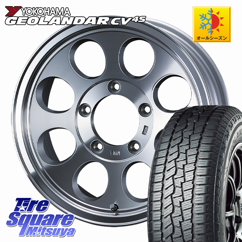 YOKOHAMA R9811 GEOLANDAR CV 4S オールシーズンタイヤ ヨコハマ 215/65R16WEDS JIMLINE TYPE2 POL ※インセット-5 ホイール 16インチ ジムライン 16X6.0J 0 5穴 139.7 ジムニー専用(要オーバーフェンダー等) ジムニ−シエラ/ノマド(カスタム) AZオフロード カスタムサ|タイヤスクエアミツヤ