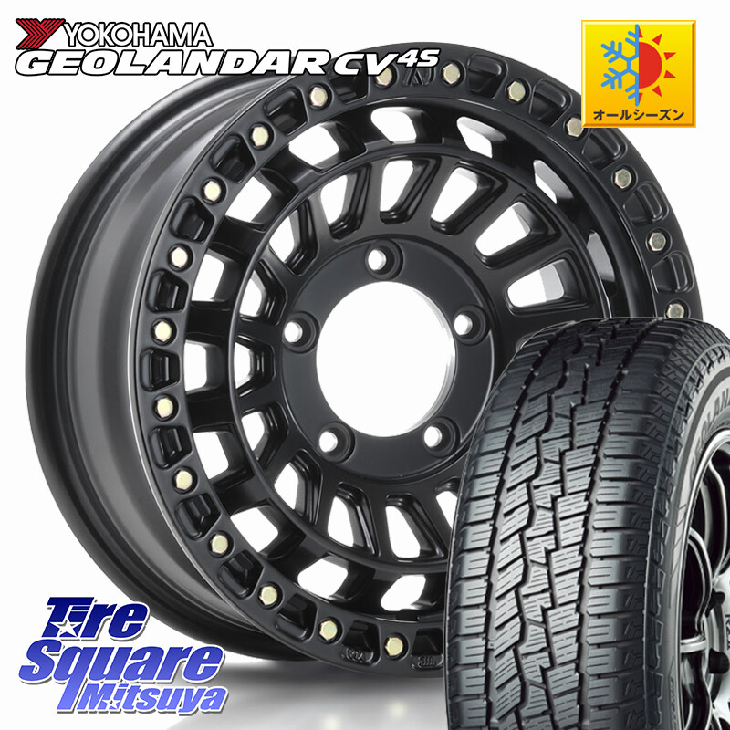 YOKOHAMA R9811 GEOLANDAR CV 4S オールシーズンタイヤ ヨコハマ 215/65R16MLJ XJ08 XTREME-J ホイール 16インチ 16X5.5J 20 5穴 139.7 ジムニー専用(要オーバーフェンダー等) AZオフロード カスタムサイズ｜タイヤスクエアミツヤ