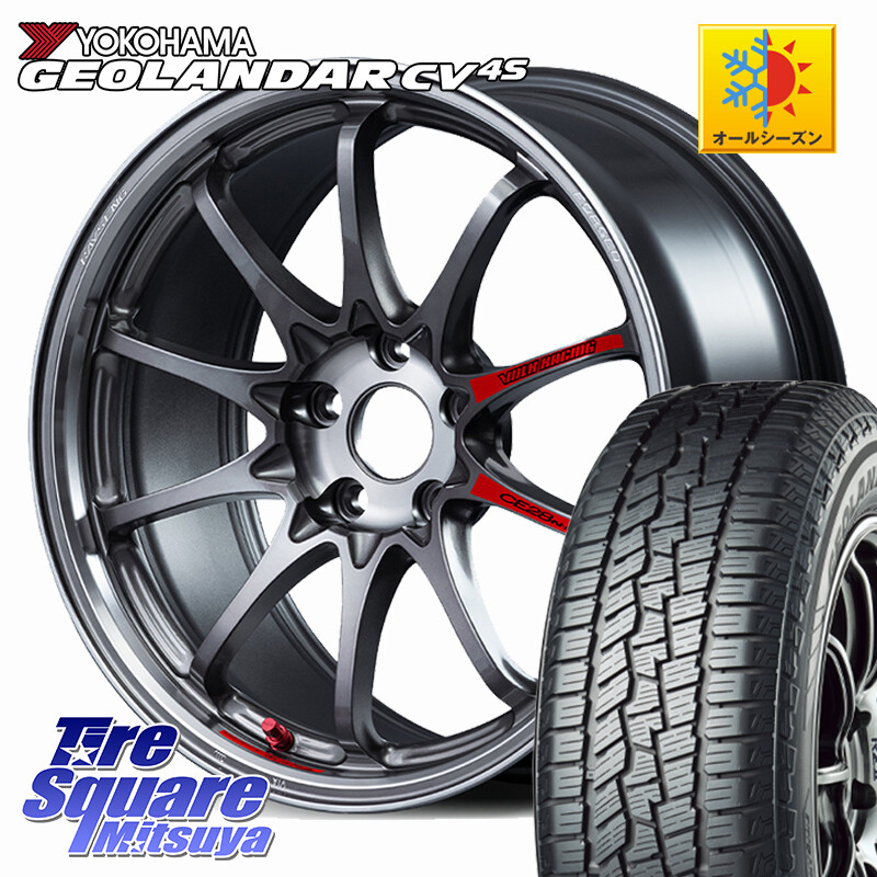 YOKOHAMA R9808 GEOLANDAR CV 4S オールシーズンタイヤ ヨコハマ 215/55R17RAYS 【欠品次回3~4月】 CE28N-plus SL VOLK RACING 鍛造 ホイール 17インチ 17X7.5J 43 5穴 114.3 70系カムリ スカイラインセダン 日産 RX-8 MAZDA ES レクサス アコード|タイヤスクエアミツヤ