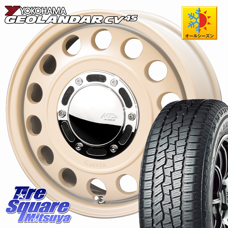 YOKOHAMA R9811 GEOLANDAR CV 4S オールシーズンタイヤ ヨコハマ 215/65R16MANARAY MID GARCIA CISCO Type2 サンドベージュ 在庫● 16インチ ガルシア シスコ 16X6.5J 40 5穴 114.3 C-HR カローラクロス 20系アルファード エクストレイル X-TRAIL 日産 ヴェルファイア|タイヤスクエアミツヤ